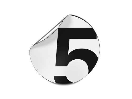 5 numaralı çıkartma